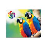 Rush customized microfiber lens cloth, printed one side