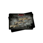 10x15x1/8" custom printed bench mats
