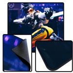 black stitched edge custom playmats 16x18x1/8"