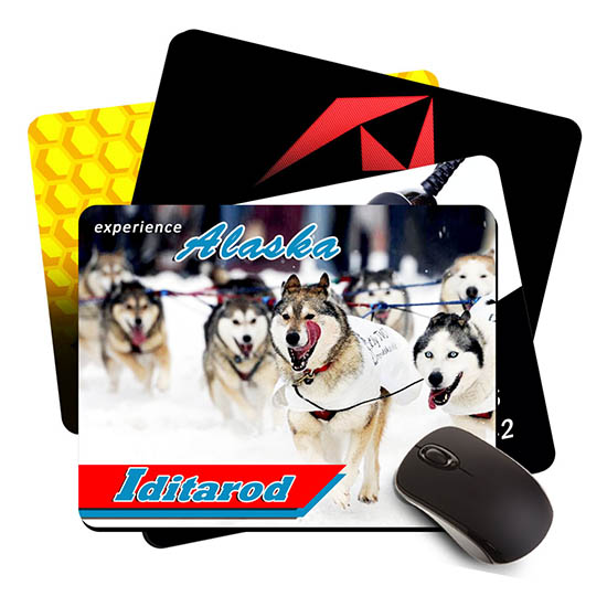 Extra Large Mouse Pads collage of custom printed XL mouse pads