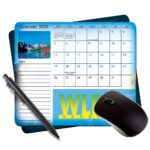 12 months calendar mouse paper, 7.25x8.5"
